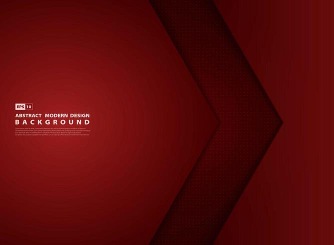Capa de design moderno de sobreposição de gradiente vermelho vetor