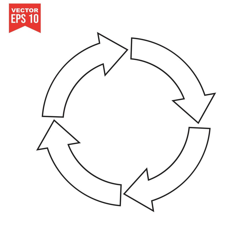 reciclar o conjunto de ícones, vetor eps10.