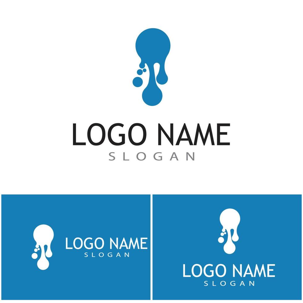 molécula símbolo logotipo modelo ilustração vetorial design vetor