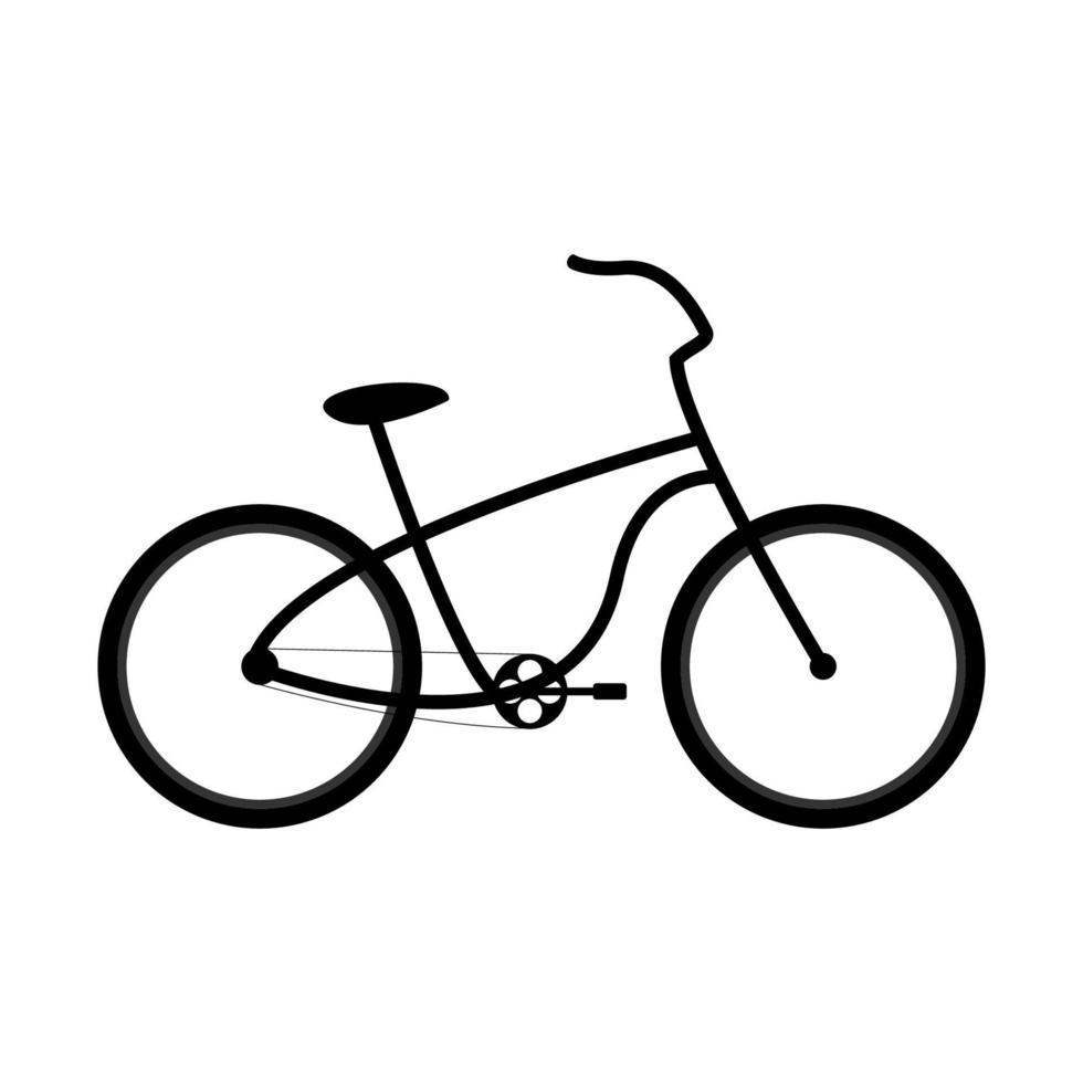 bicicleta vetorial simples vetor