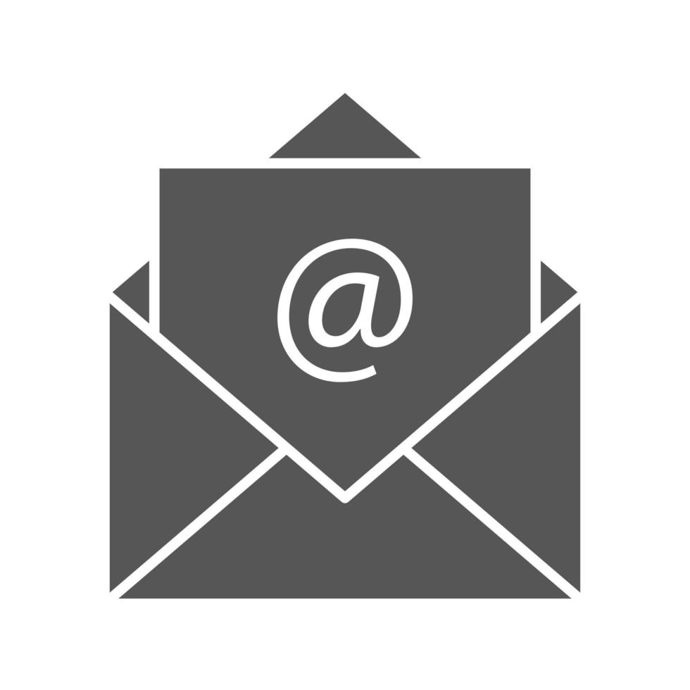 e-mail ícone sinal símbolo logotipo vetor