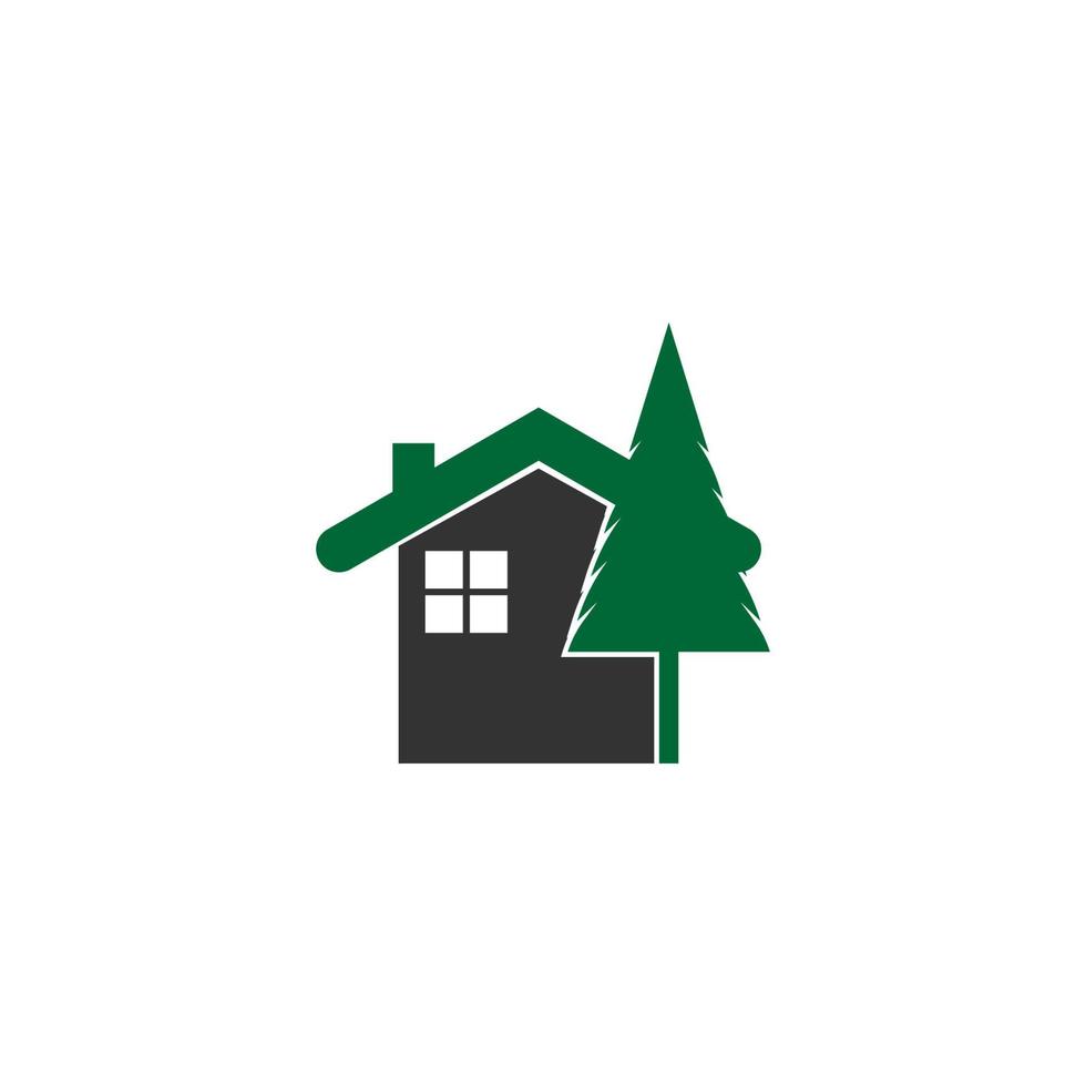 vetor de modelo de design simples de logotipo de ícone de casa