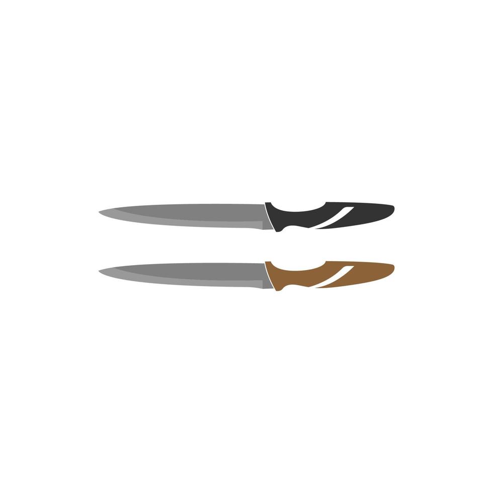 modelo de vetor de design de logotipo de ícone de faca