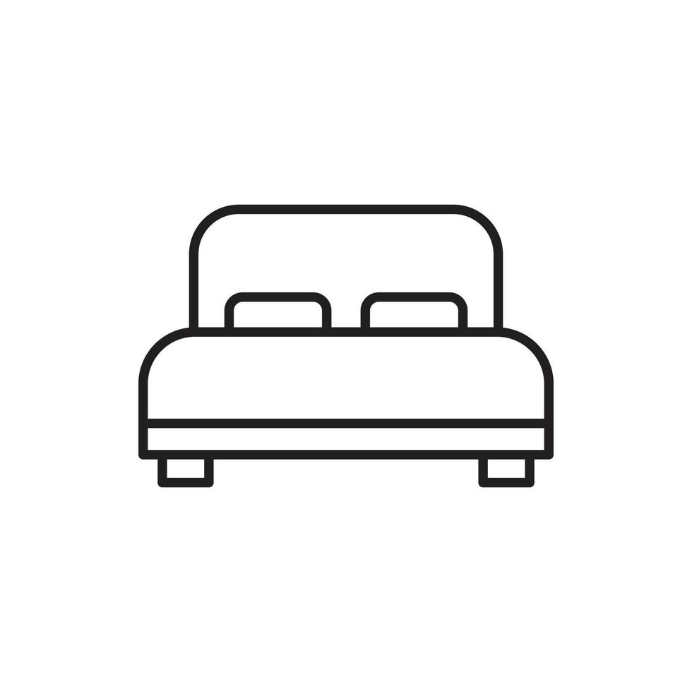 cama para recurso gráfico do site, apresentação, símbolo vetor