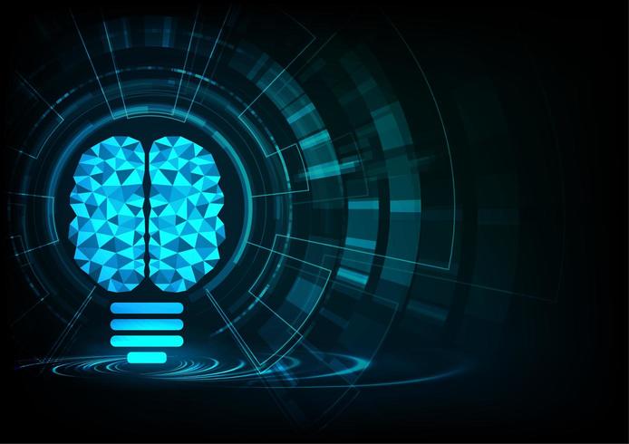 Visualização de Conexão Neural de Inteligência Artificial vetor