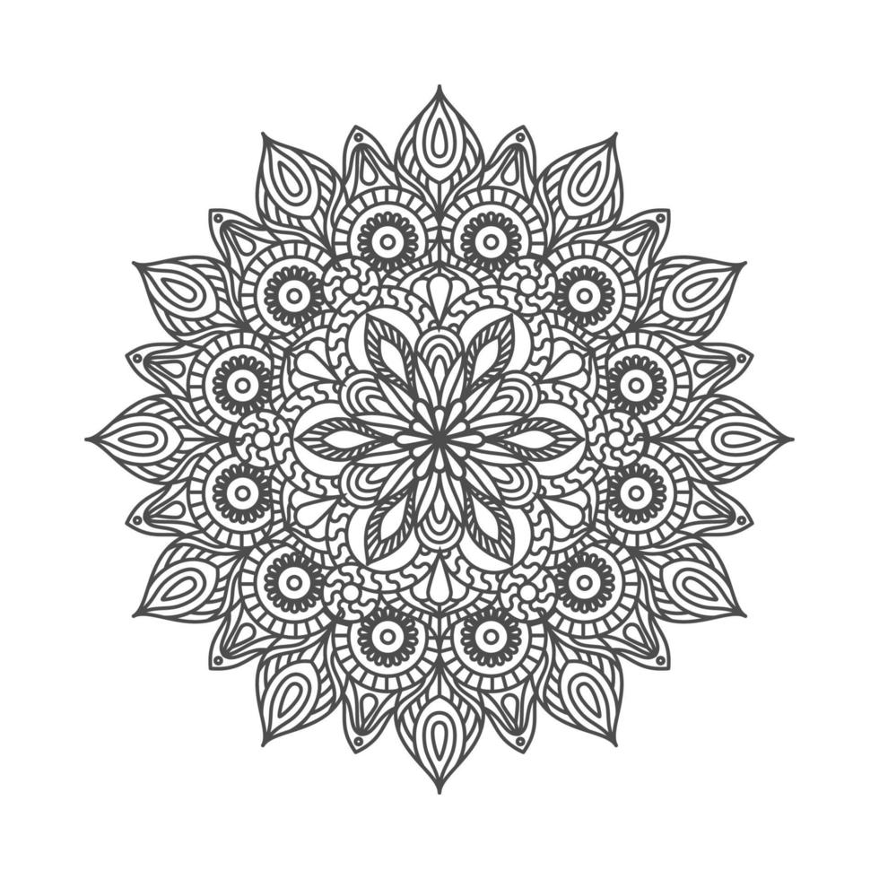 mandala elegante e única vetor