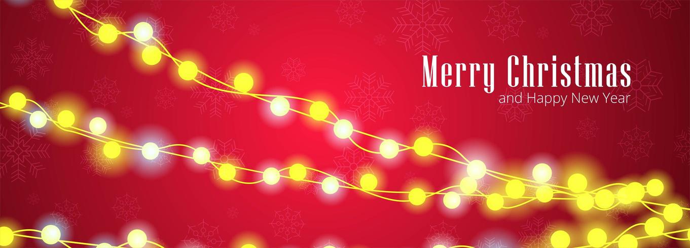 Cartão de Natal celebração banner fundo vector