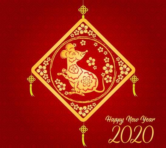 Feliz Ano Novo Chinês vetor
