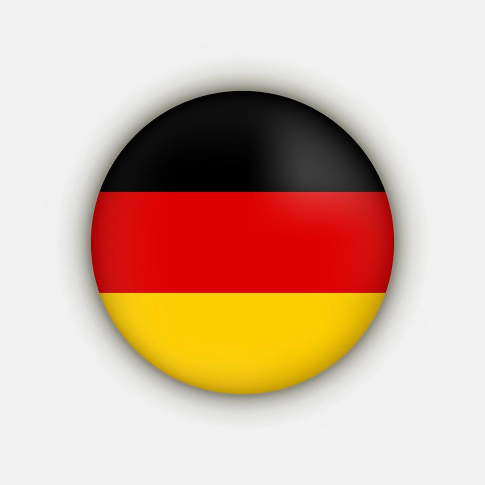 país Alemanha. bandeira da Alemanha. ilustração vetorial. vetor