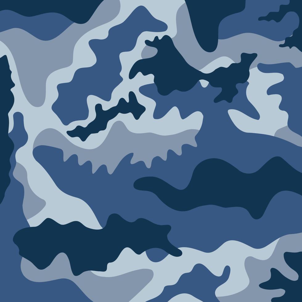 fundo militar padrão de camuflagem abstrata do mar subaquático vetor