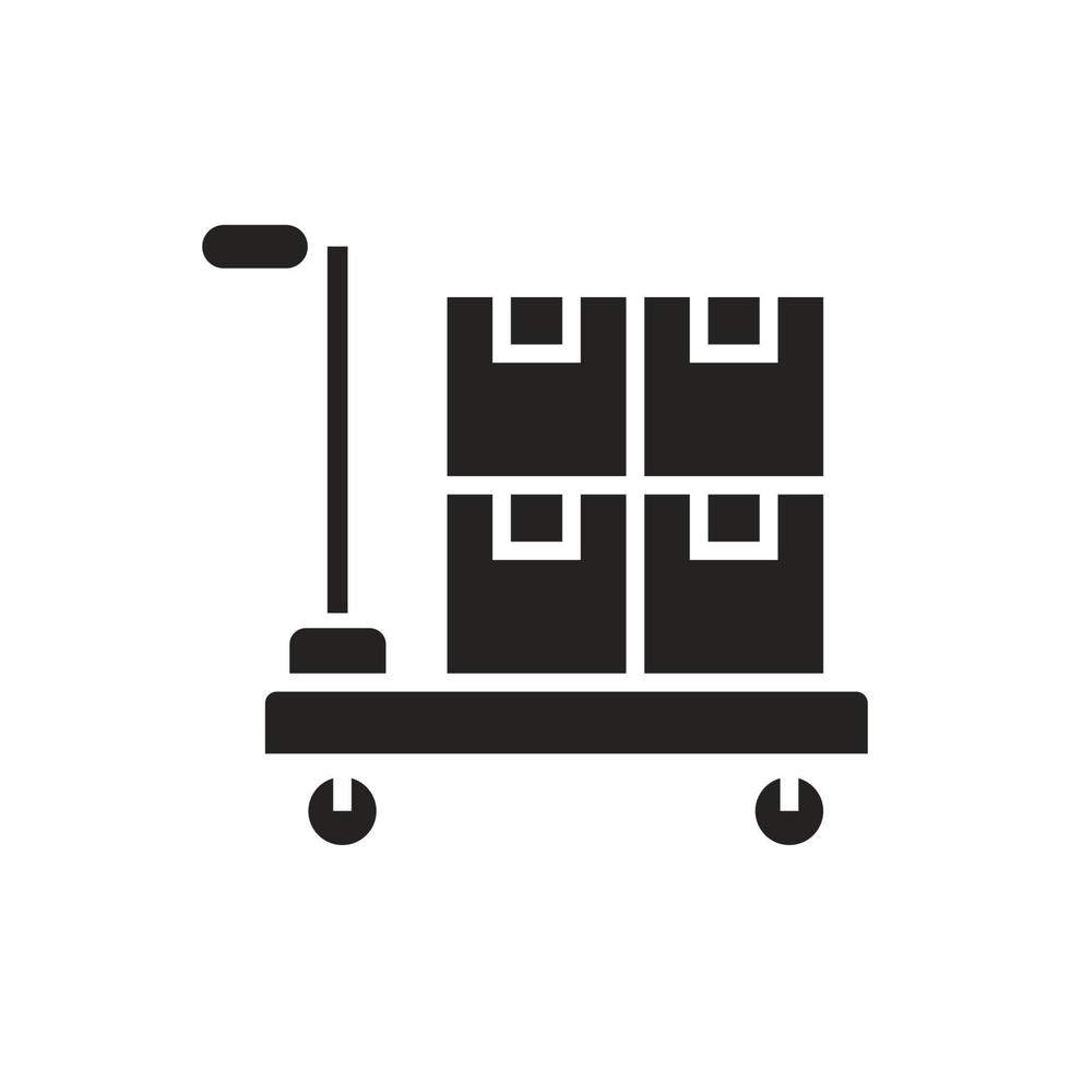 ilustração de ícones em armazenamento, estoque, pesagem, logística. vetor