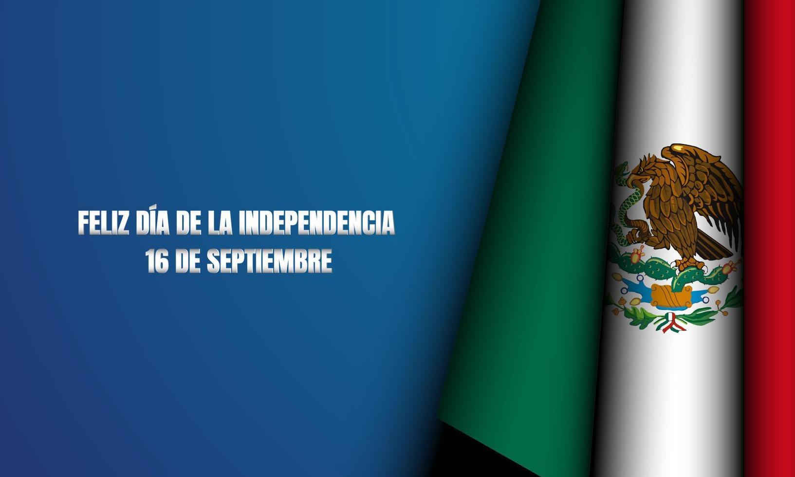 fundo do dia da independência do méxico. ilustração vetorial. vetor