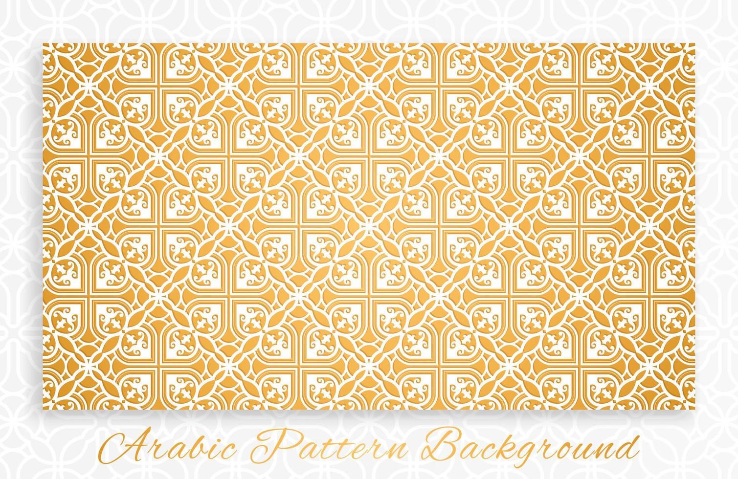 fundo árabe e ornamento de luxo elegante islâmico vetor