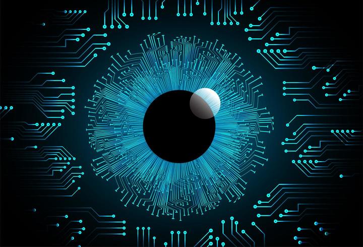 Circuito de suporte de tecnologia vetor