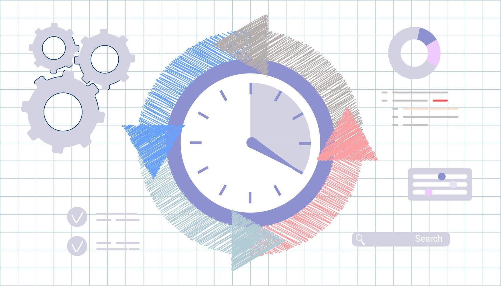 metodologia de decisões de desenvolvimento ágil conceito de negócio ciclo de regra de vida ágil para diagrama de desenvolvimento de software trabalho em equipe eficaz para programação adaptativa de sprint de projeto e estratégia de gerenciamento de processos vetor