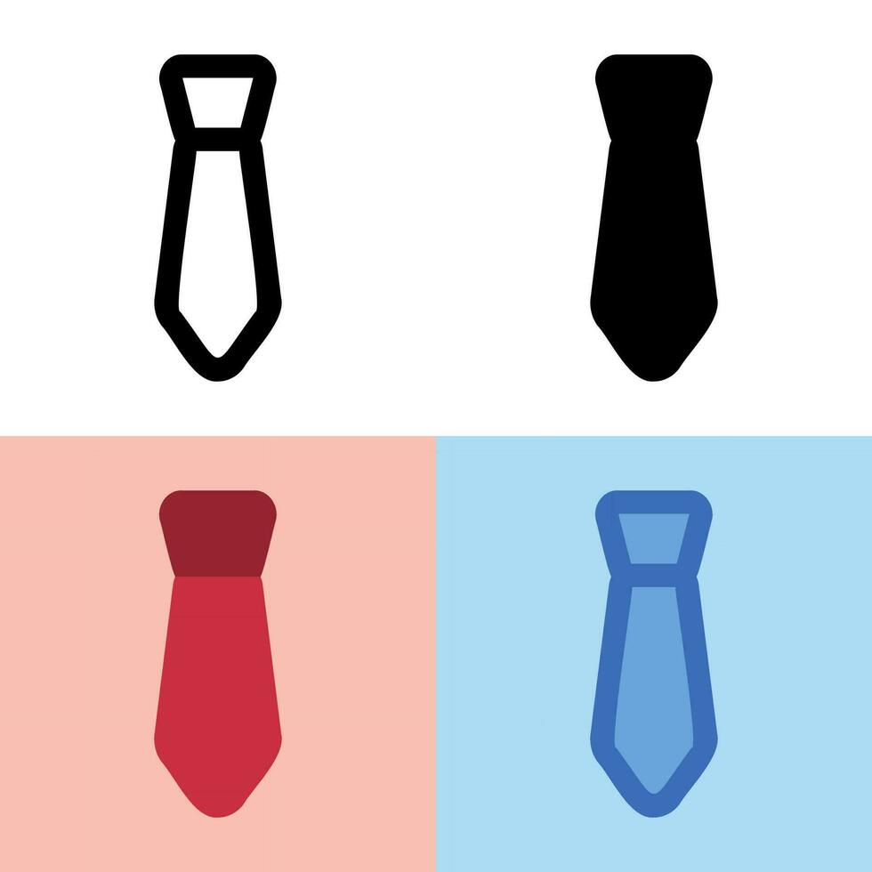 gráfico de ilustração vetorial de ícone de gravata. perfeito para interface de usuário, novo aplicativo, etc vetor