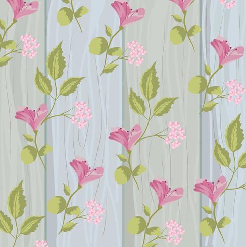 Fundo floral vintage vetor