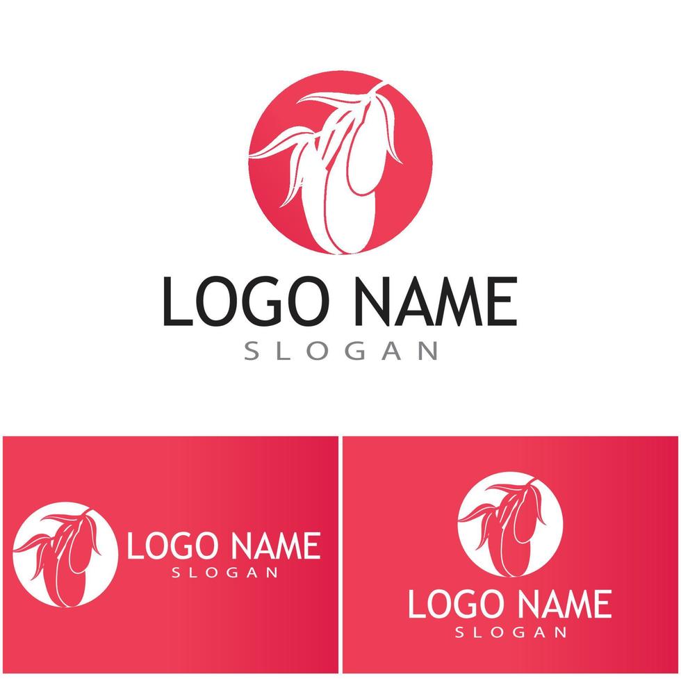 logotipo de bagas de goji. bagas de goji isoladas no fundo branco vetor