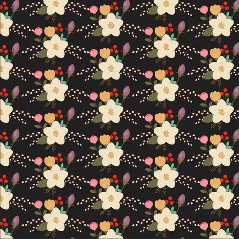 design floral do fundo vetor