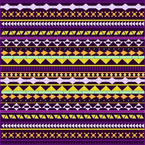 Design de fundo tribal colorido vetor