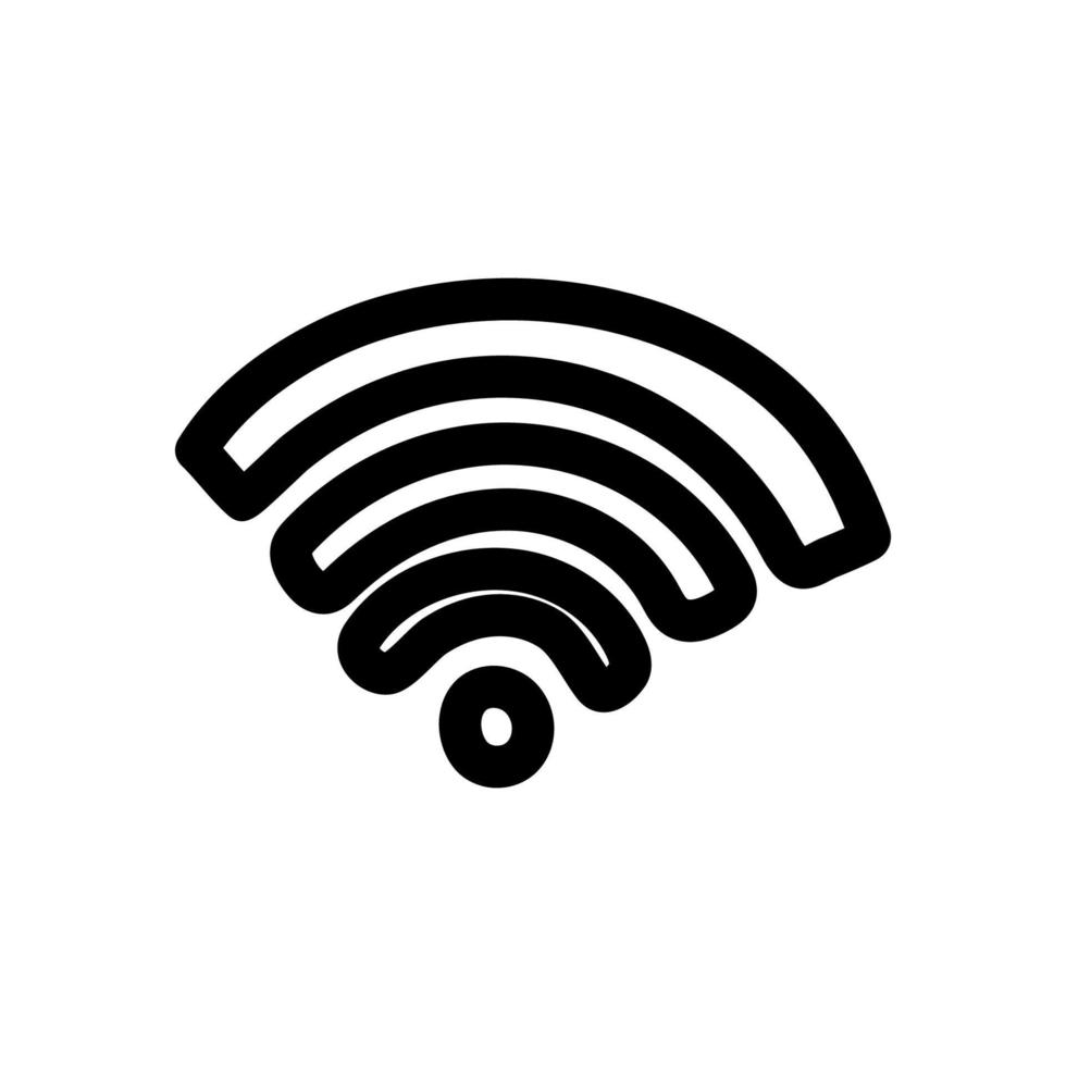 ícone de vetor simples wi fi