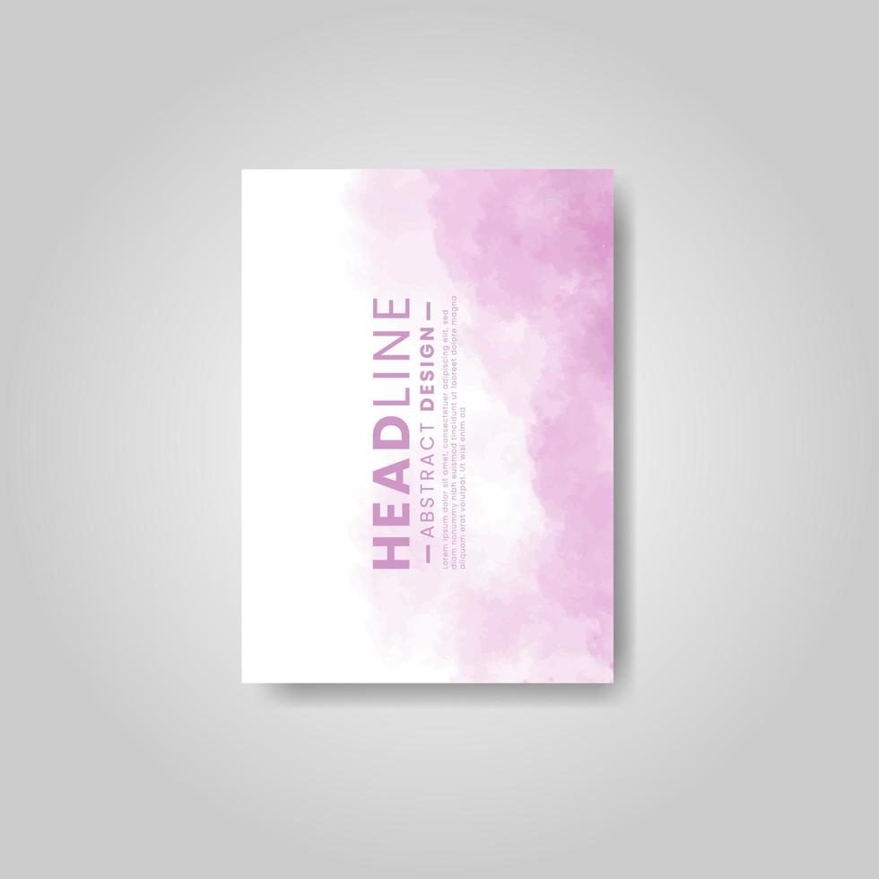 cartões com borrões de aquarela. cartões com elemento de borrões desenhados à mão em fundo branco para seu projeto. design para sua data, cartão postal, banner, logotipo. vetor