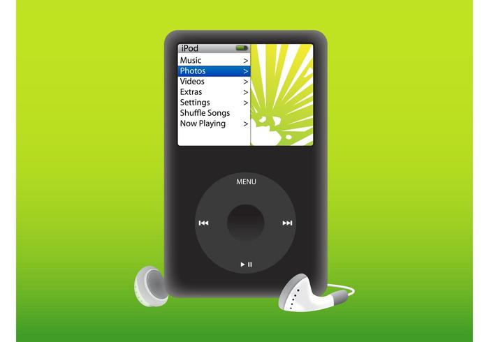 IPod Player vetor