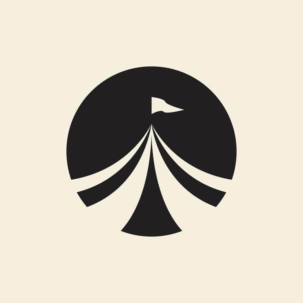 circo entretenimento logotipo vetor ícone símbolo ilustração design