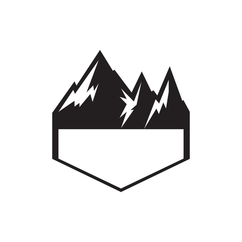 vintage de alpinismo para logotipo vetor ícone ilustração símbolo design minimalista