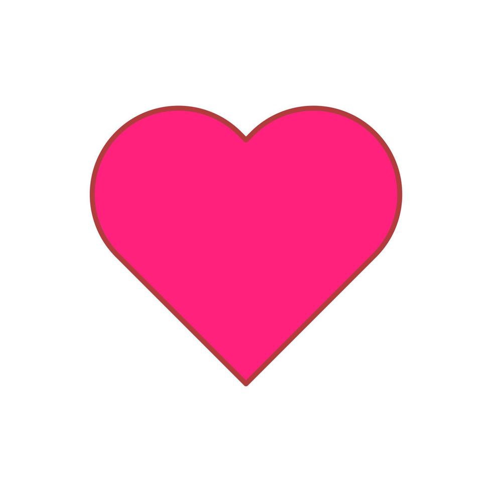 coração ícone sinal símbolo logotipo vetor