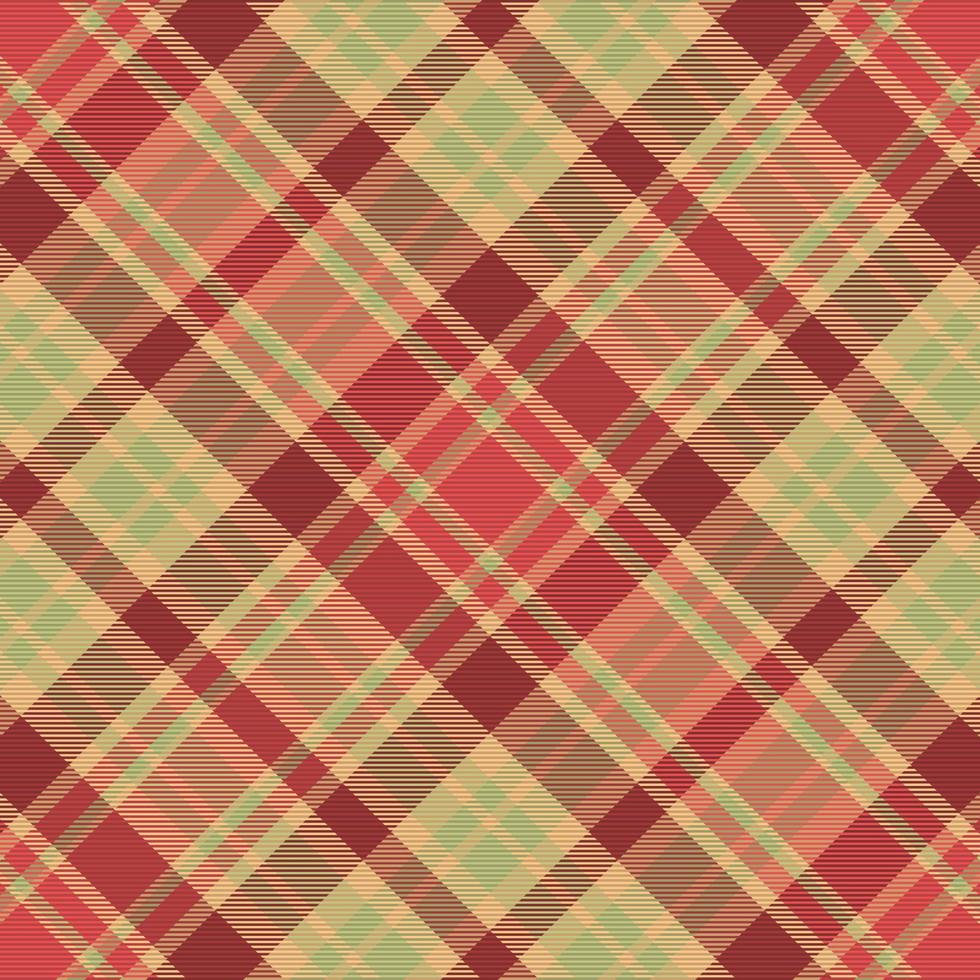 de fundo xadrez tartan de natal. vetor