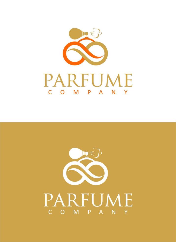 design de logotipo da empresa de perfumes vetor