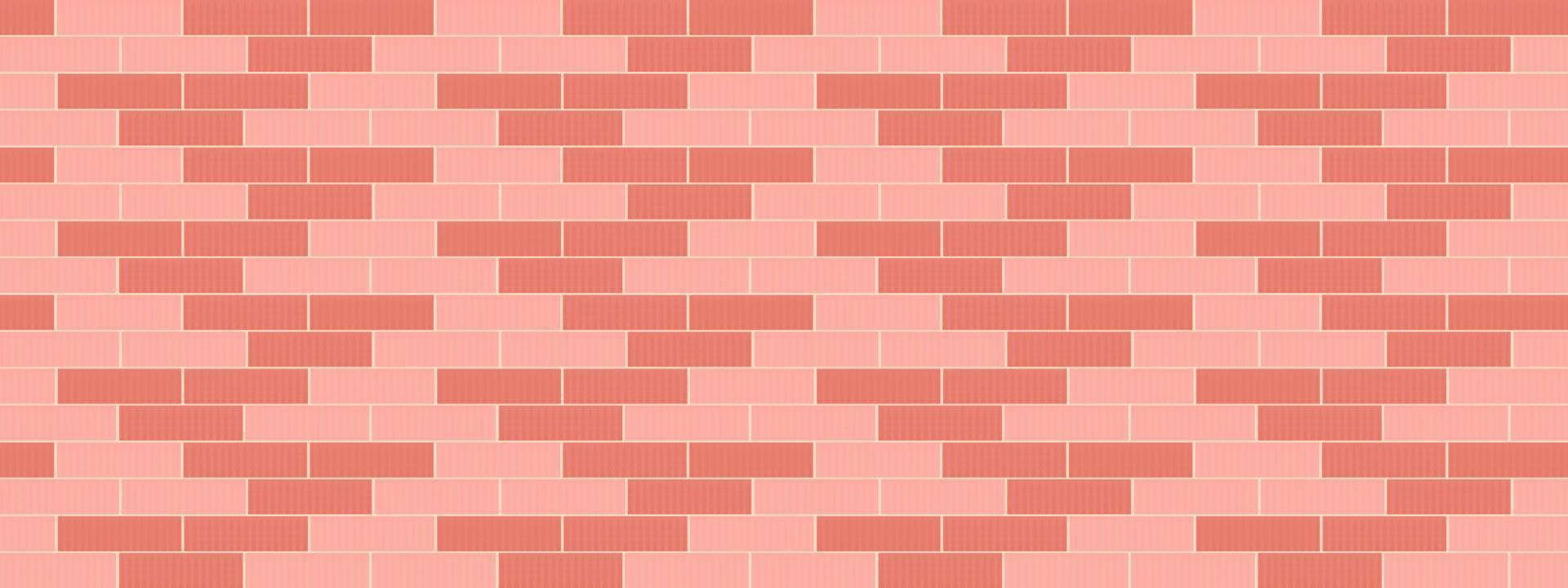 brickwall pano de fundo papel de parede panorâmico ilustração vetorial de fundo abstrato vetor