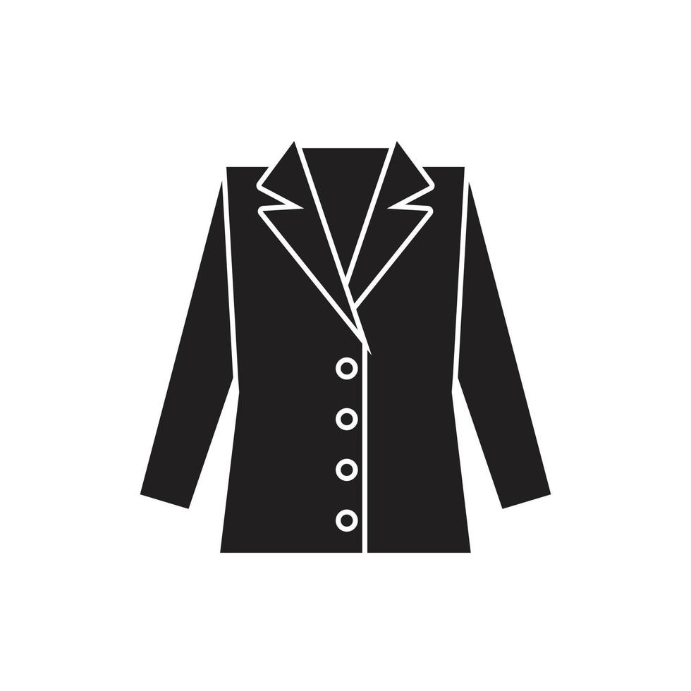 blazer feminino para apresentação de site de ícone de símbolo vetor