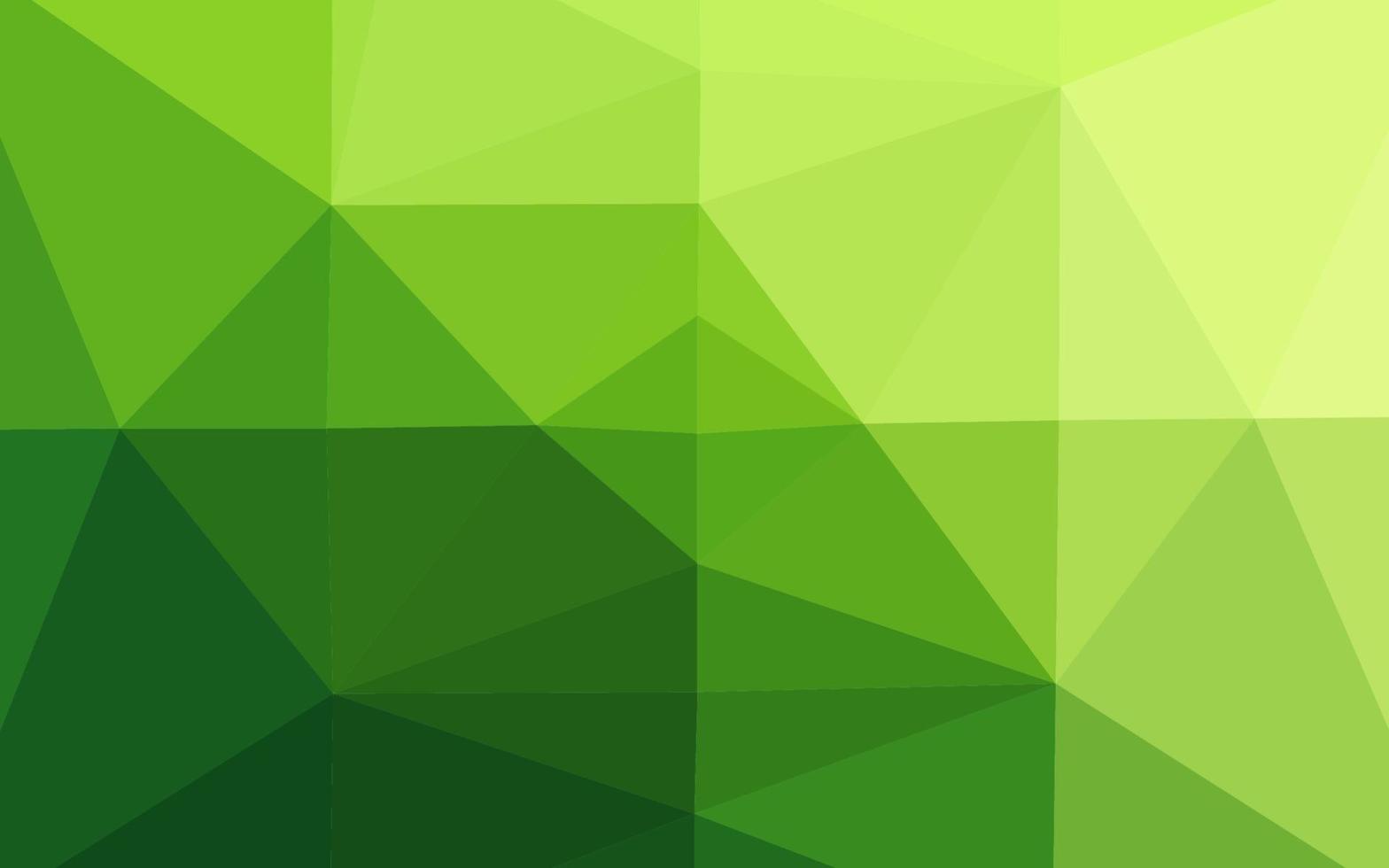 luz verde vetor abstrato capa poligonal.