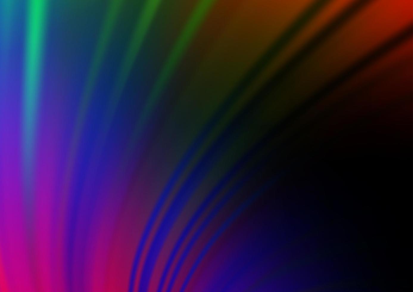 multicolor escuro, bokeh de vetor de arco-íris e padrão colorido.