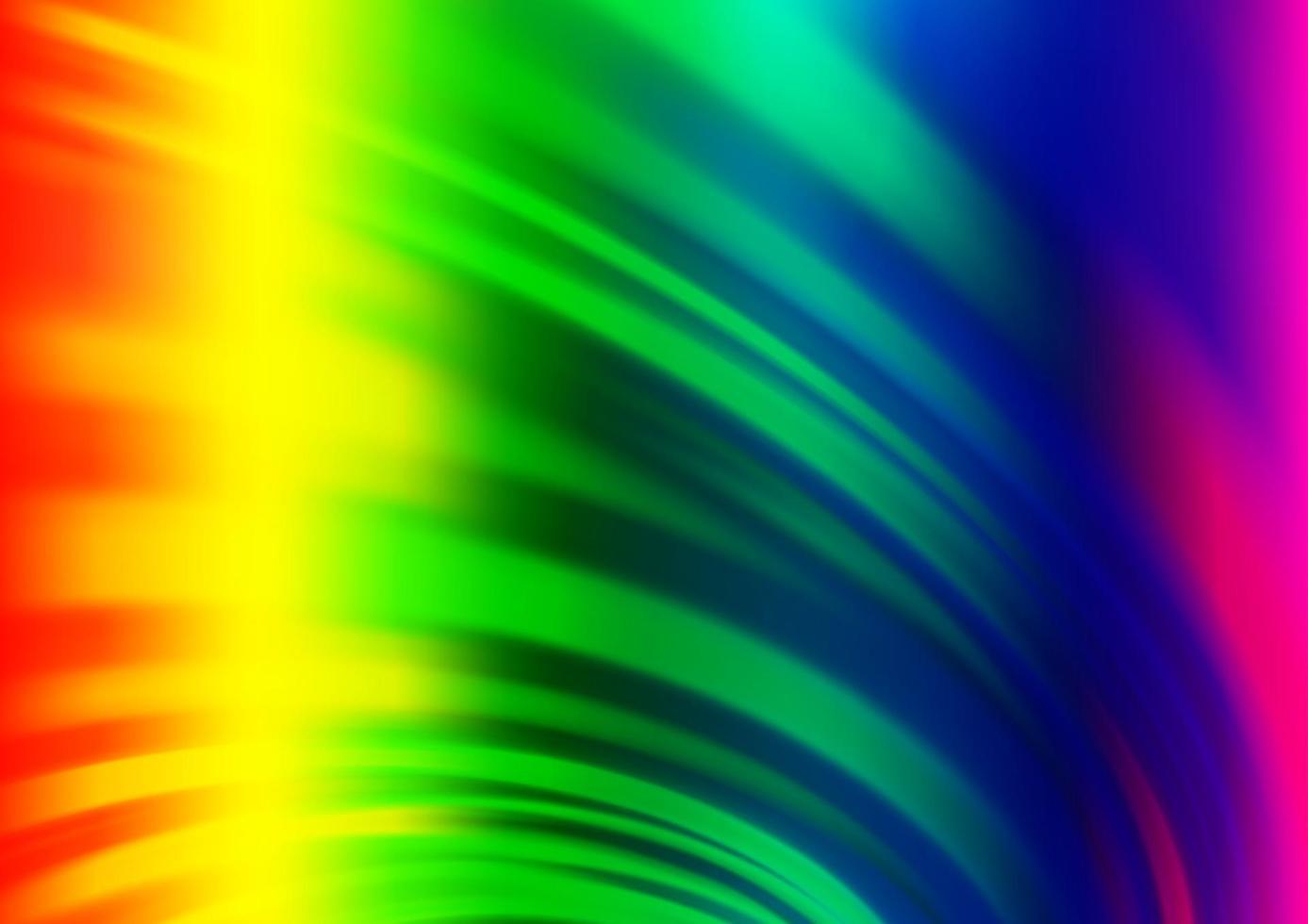luz multicolor, modelo de vetor de arco-íris com linhas abstratas.