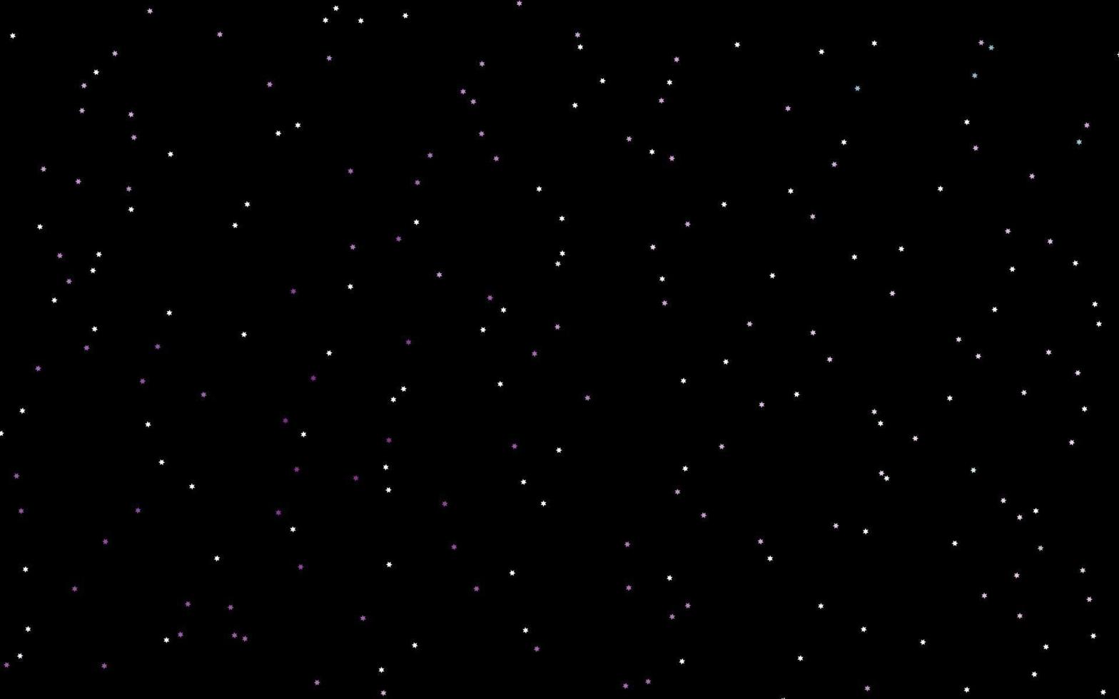 fundo vector roxo escuro com estrelas coloridas.