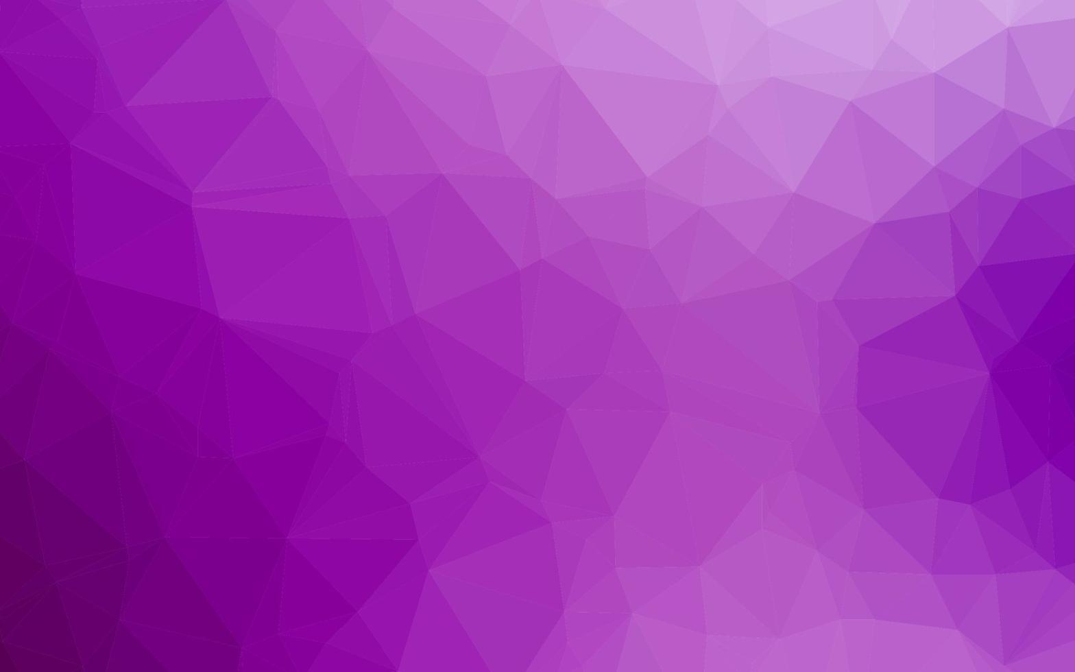 fundo de mosaico abstrato de vetor roxo claro.