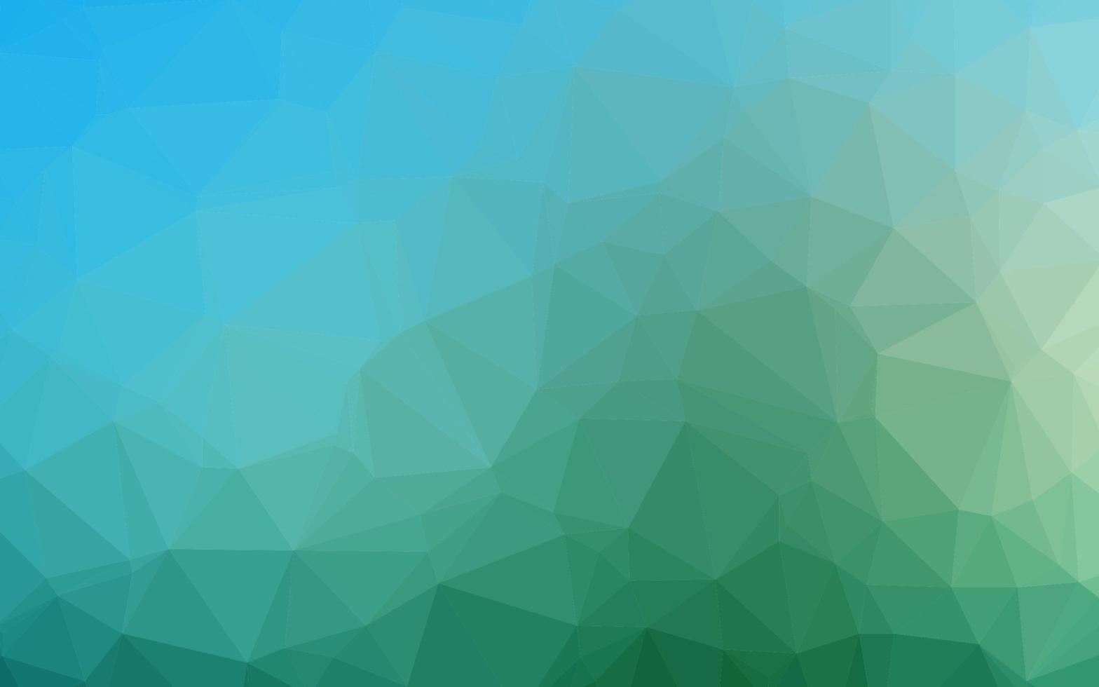 layout poligonal abstrato de vetor azul e verde claro.