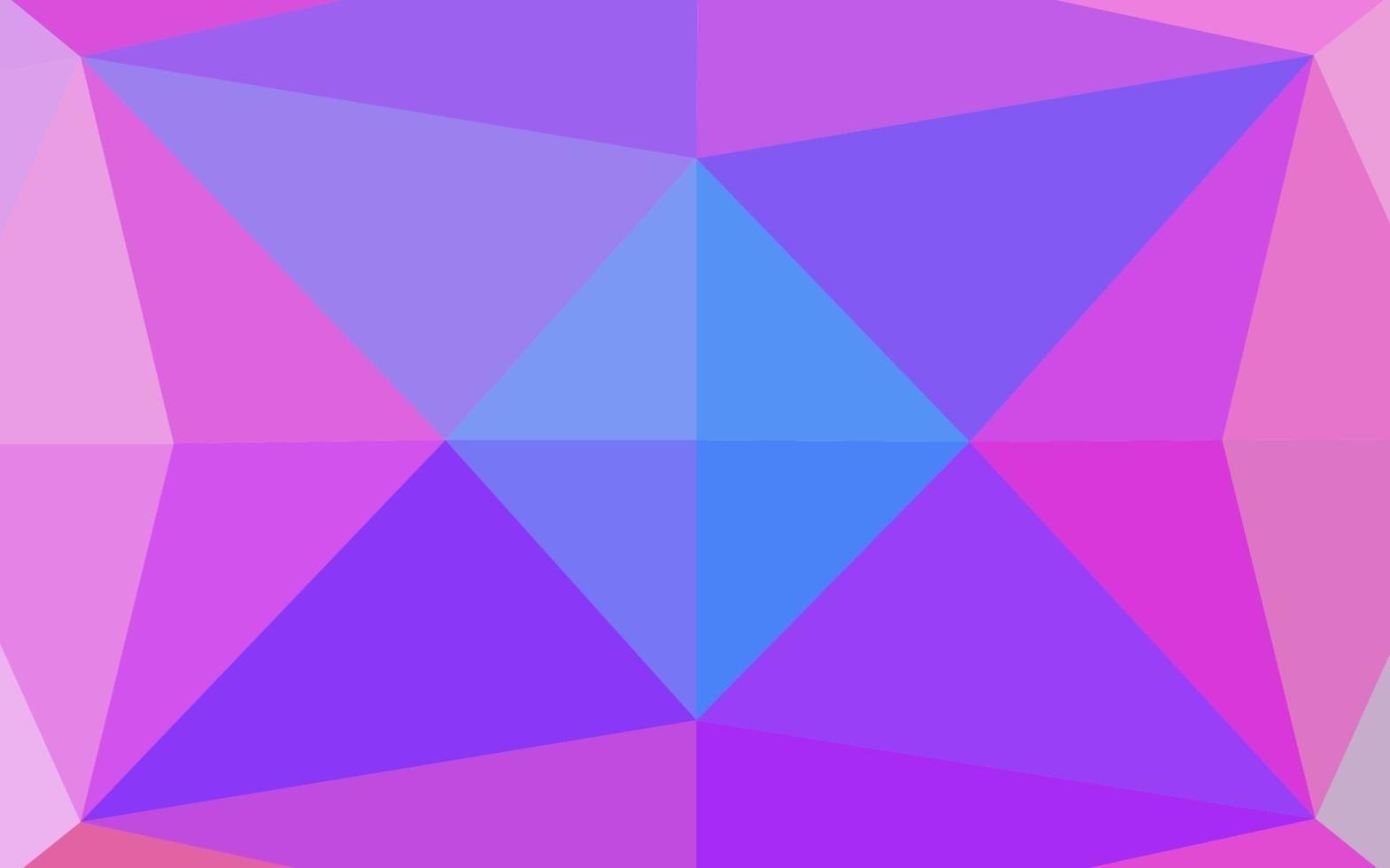 fundo poligonal do vetor rosa claro, azul.