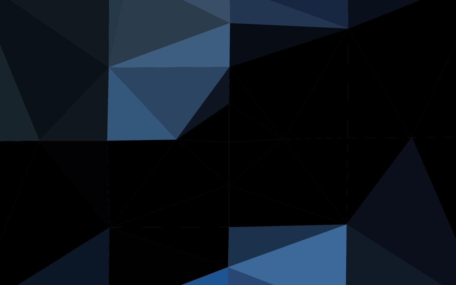 pano de fundo abstrato do polígono do vetor azul escuro.