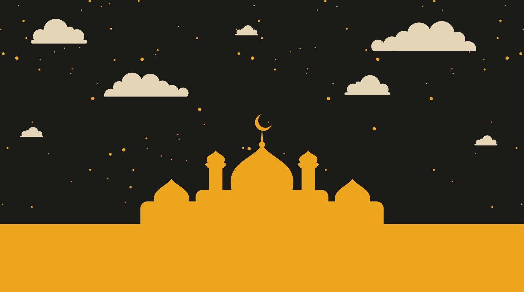 fundo islâmico. fundo de eid mubarak. fundo do Ramadã Kareem. vetor