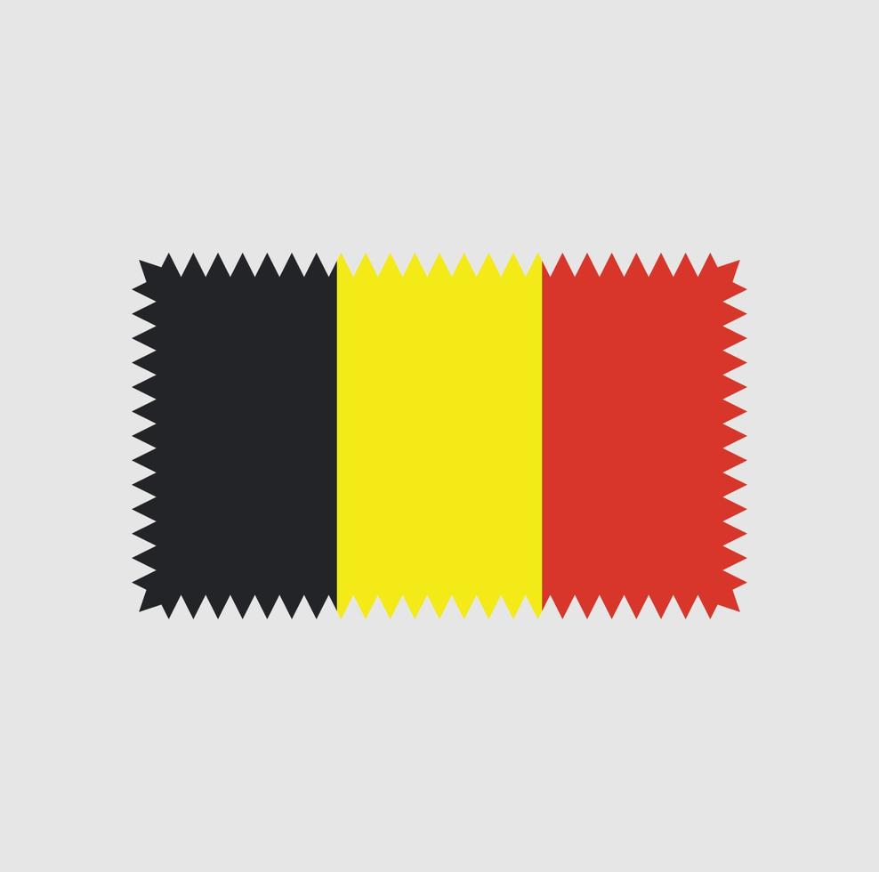 desenho vetorial de bandeira da Bélgica. bandeira nacional vetor