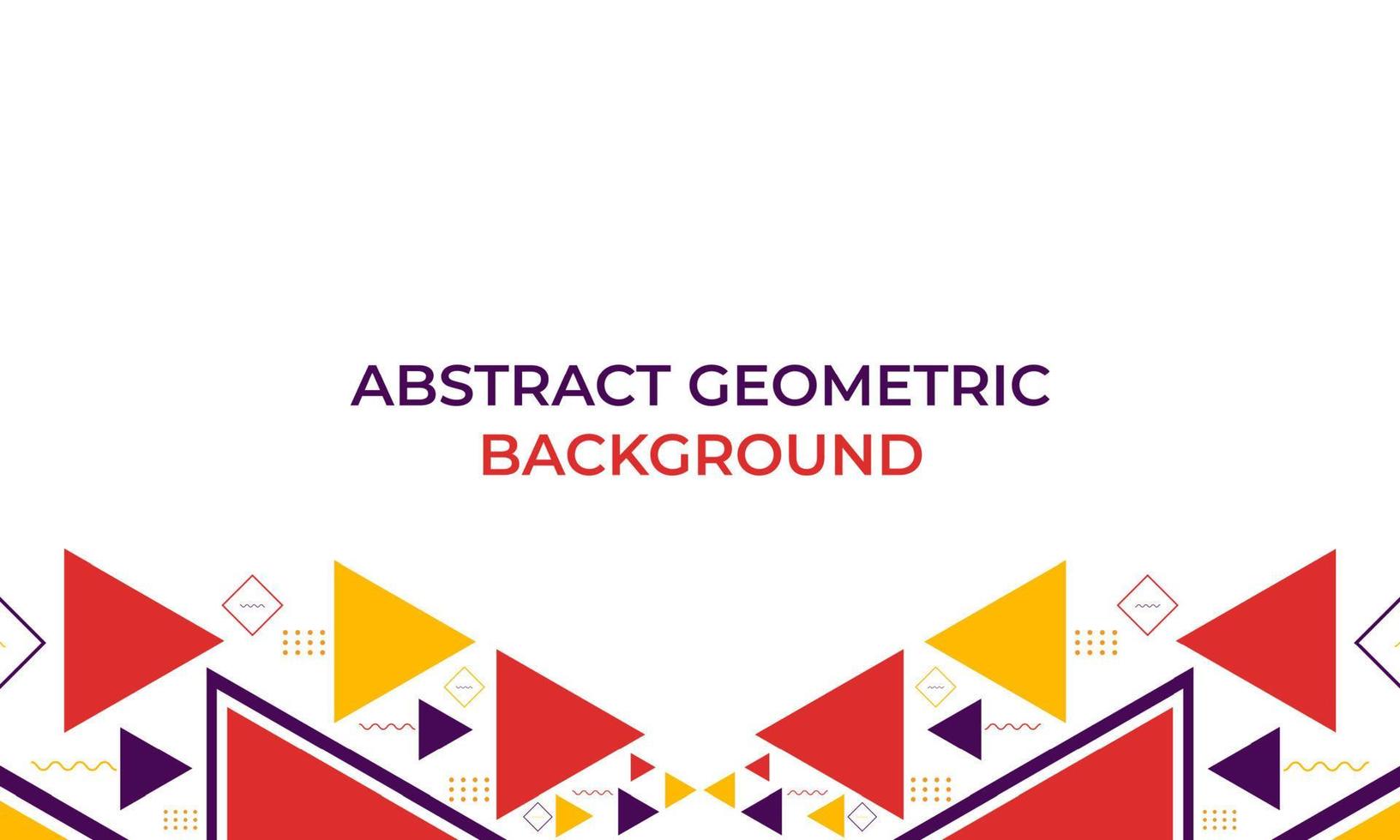 fundo de forma geométrica triângulo colorido vetor