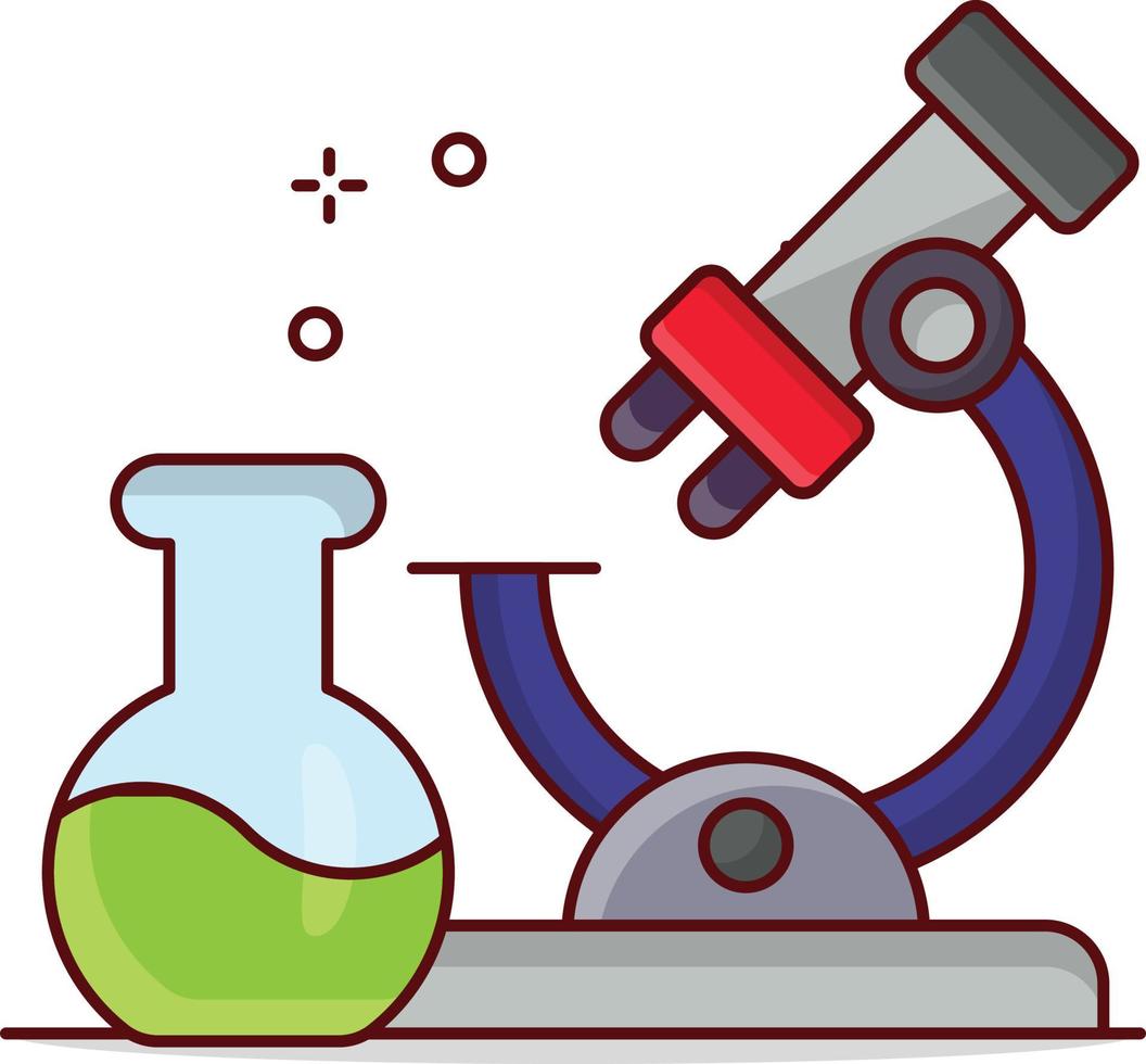 ilustração vetorial de microscópio em símbolos de qualidade background.premium. ícones vetoriais para conceito e design gráfico. vetor