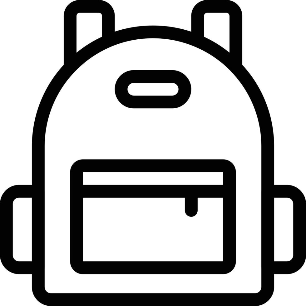 ilustração vetorial bagpack em símbolos de qualidade background.premium. ícones vetoriais para conceito e design gráfico. vetor