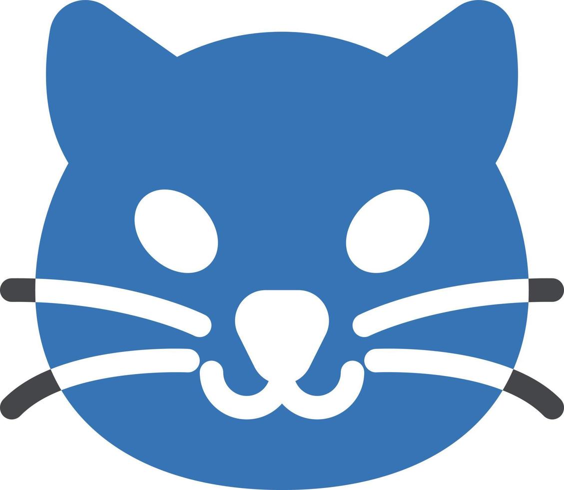 ilustração vetorial de rosto de gato em símbolos de qualidade background.premium. ícones vetoriais para conceito e design gráfico. vetor