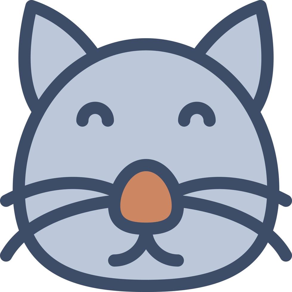 ilustração vetorial de rosto de gato em símbolos de qualidade background.premium. ícones vetoriais para conceito e design gráfico. vetor