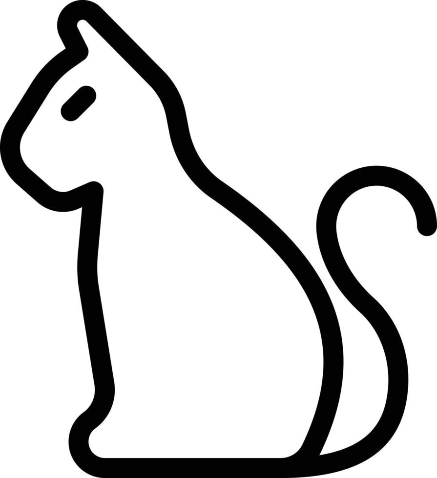 ilustração vetorial de gato em símbolos de qualidade background.premium. ícones vetoriais para conceito e design gráfico. vetor